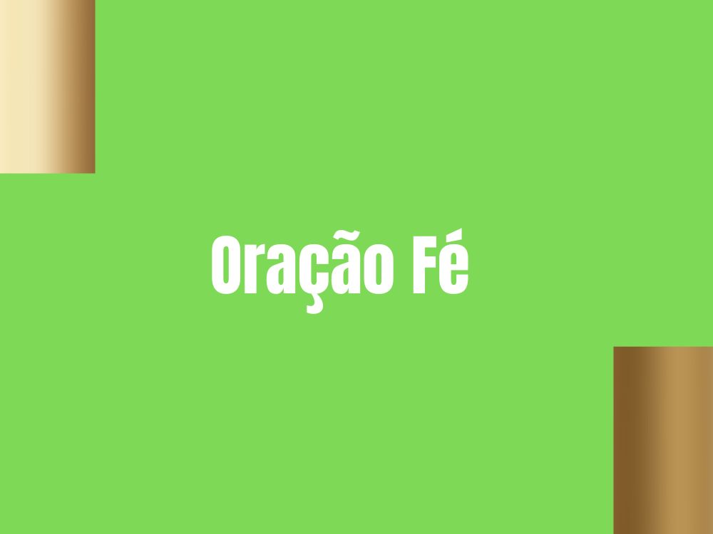 Oração Fé